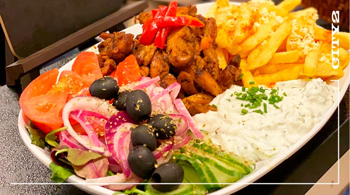 Autentisk græsk mad fra The Black Olive i City 2 